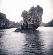 Limestone Pillar, Halong Bay, Vietnam