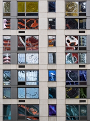 High Line Construction Reflected